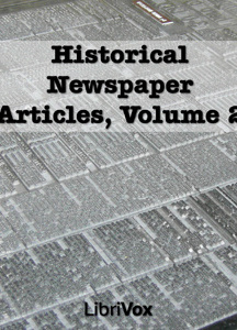 Historical Newspaper Articles, Volume 2