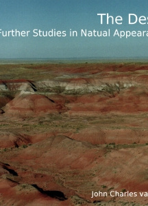Desert, Further Studies in Natural Appearances