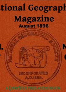 National Geographic Magazine Vol. 07 - 08. August 1896