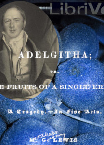 Adelgitha; or, The Fruits of a Single Error
